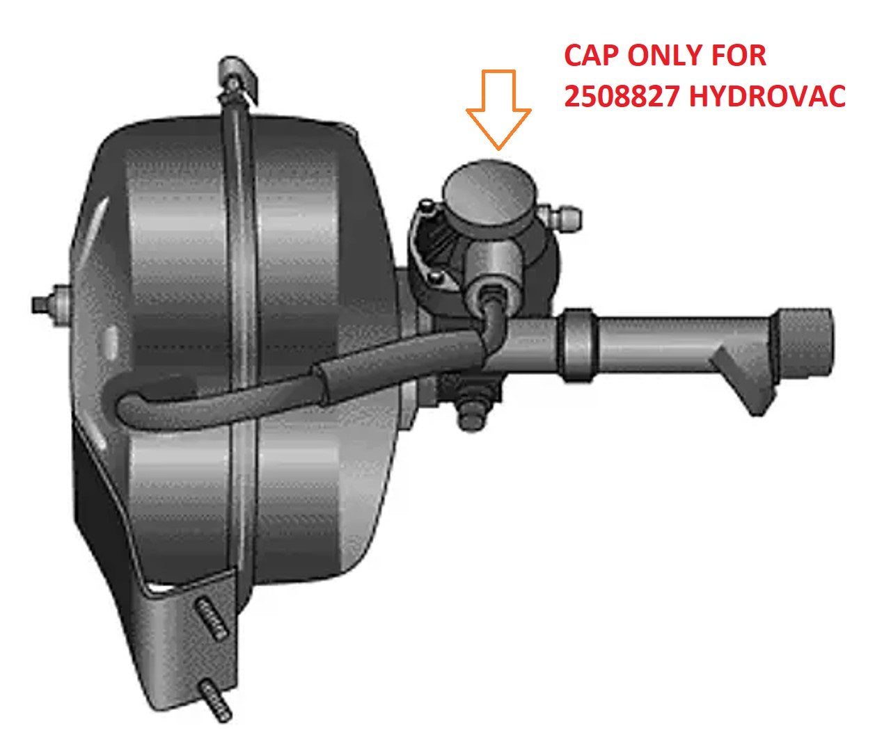2508827-CAP Bendix Hydrovac Brake Booster Cap for Chevy C60 Trucks